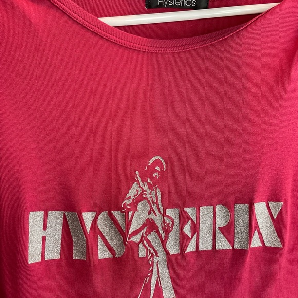 Hysteric Glamour Red Long Sleeve Jimi Hendrix Top - Picture 4 of 4